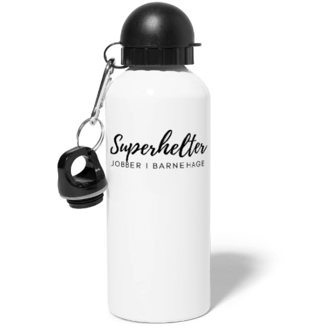 Drikkeflaske - Superhelter jobber i barnehage main image
