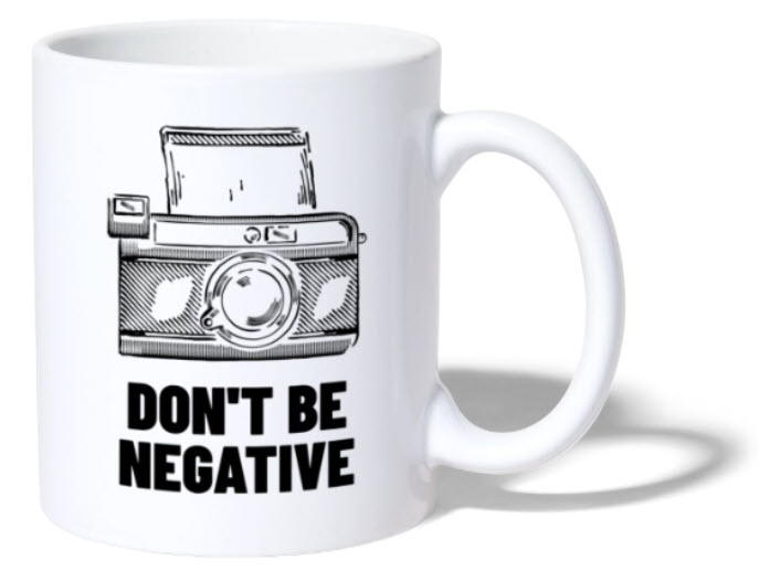Kopp til fotograf - Don't be negative main image