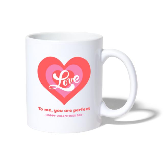 To me, you are perfect - Happy valentines day - Kopp-image