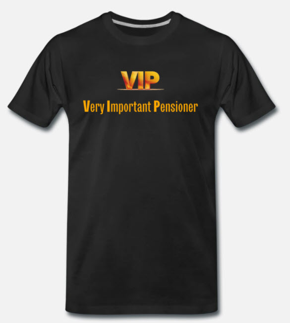 T-skjorte - VIP Very Important Pensioner main image