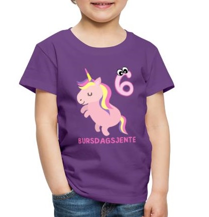 T-skjorte til 6-åring - Bursdagsjente-image